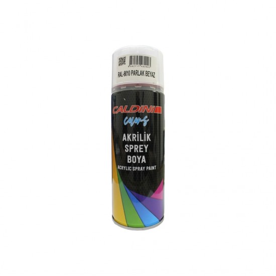 CALDINI AKRİLİK RAL-9010 BEYAZ SPREY BOYA 400 ML