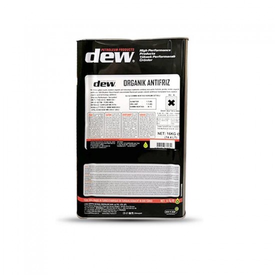 DEW ORGANİK ANTİFRİZ 16 KG