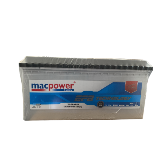 MACPOWER 12V 240AH  (D6) DÜZ SMF IND SULU AKÜ-EKS