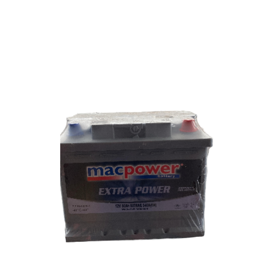 MACPOWER 12V 60AH L2 DÜZ TAM KAPALI (SMF)