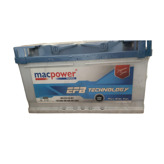 MACPOWER 12V 84AH L4 DÜZ MF SULU AKÜ (STARTSTOP)