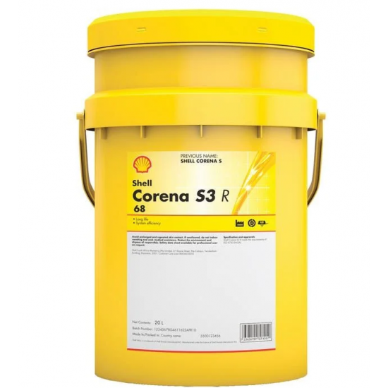 SHELL CORENA S3 R 68 20 LT