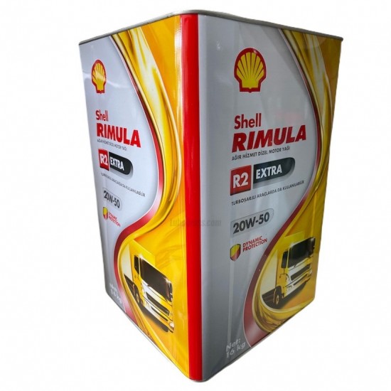 SHELL RİMULA R2 EXTRA 20W50 16 KG