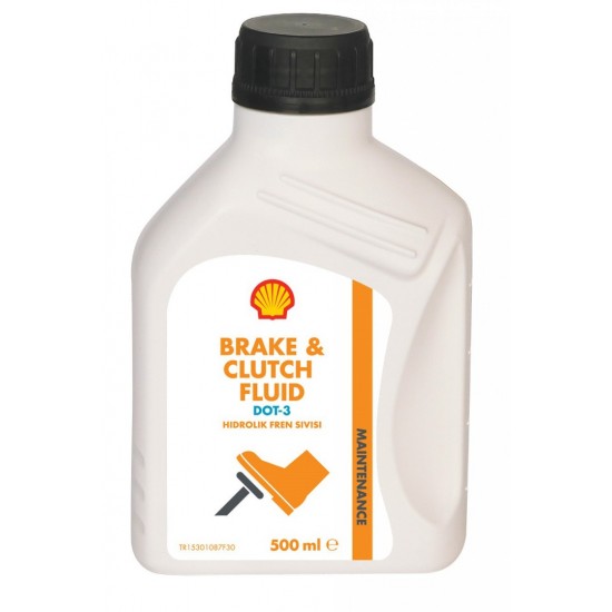 SHELL BRAKE&CLUTCH FLUID DOT-3 500 ML