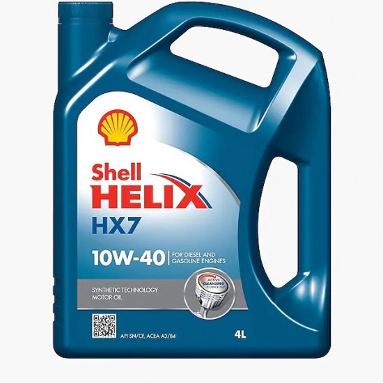 SHELL HELİX HX7 10W40 4LT