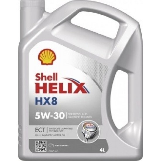 SHELL HELİX HX8 5W30 4 LT