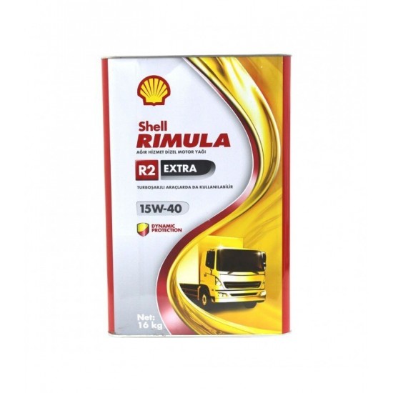 SHELL RİMULA R2 EXTRA 15W40 16 KG