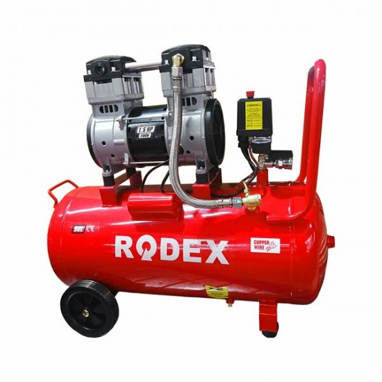 E.SESSİZ HAVA KOMPRESÖRÜ 50L 1100W RODEX