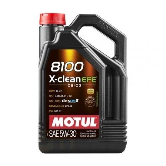 MOTUL 8100 X-CLEAN EFE 5W30 4 LT