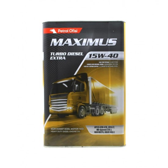 PETROL OFİSİ MAXIMUS TURBO DİESEL EXTRA 15W40 16KG