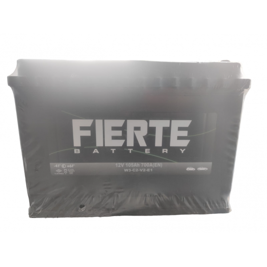 FİERTE 12V 105AH H4  DÜZ MF  IND EXMET SULU AKÜ